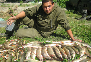 Рыбалка в Калязине.