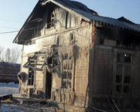 Вокзал в Калязине уничтожил пожар.